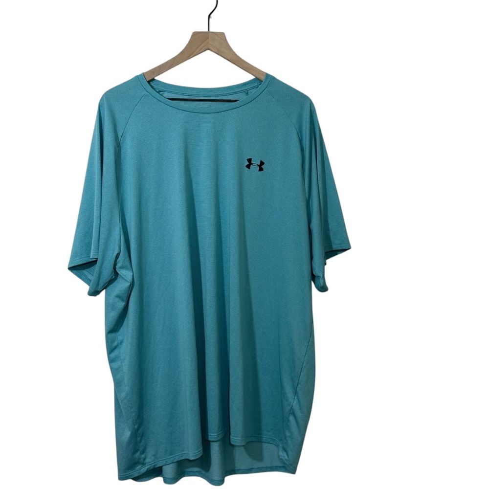 Under Armour Men's Size 3XL Green The Tech Tee Short Sleeve Athletic Shirt